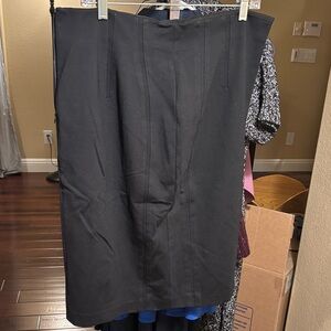 White House Black Market Black Pencil Skirt below the knee